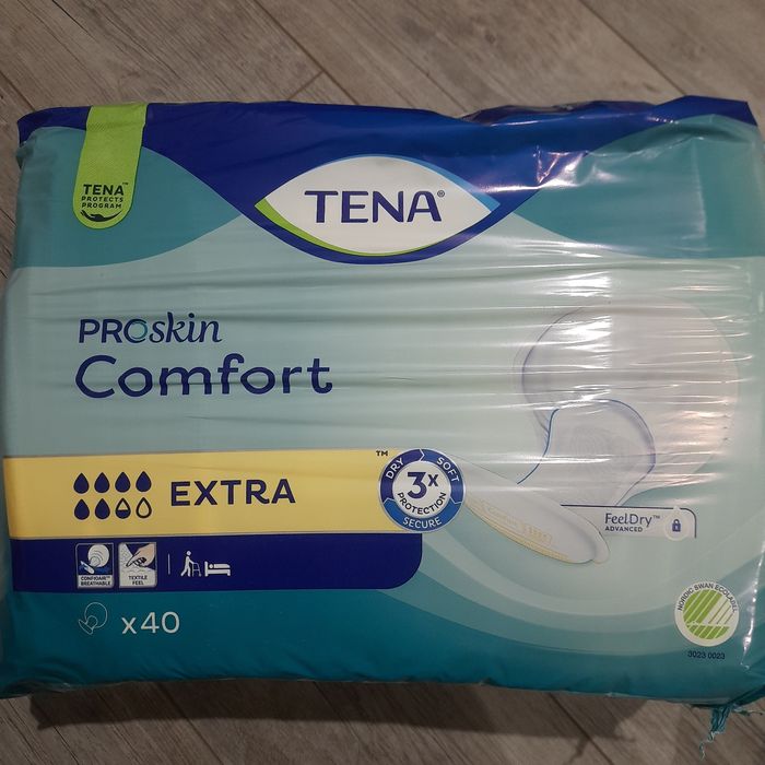 Анатомічні прокладки Tena extra 6+ крапель.