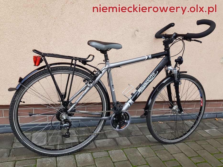 Rower męski trekkingowy RIVERSIDE koła 28 SHIMANO DEORE aluminium
