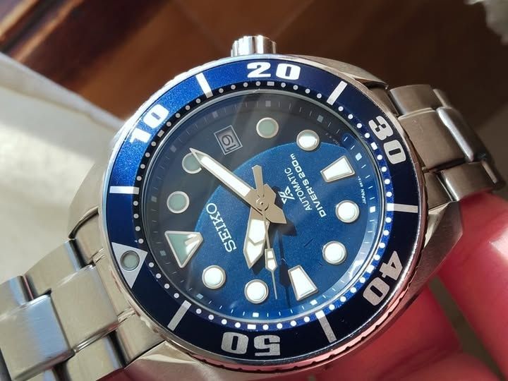 *NOVO* Seiko SUMO JDM 2° geração "Blumo" sbsc033 (44 mm)
