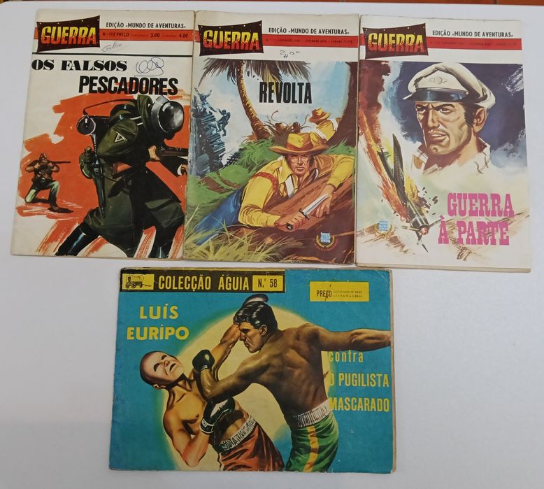 120 Tigre Águia Salgari  M. Aventuras Guerra, Espaço, Policial,