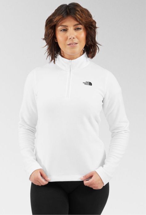 Жіноча біла флісова кофта  The North Face.