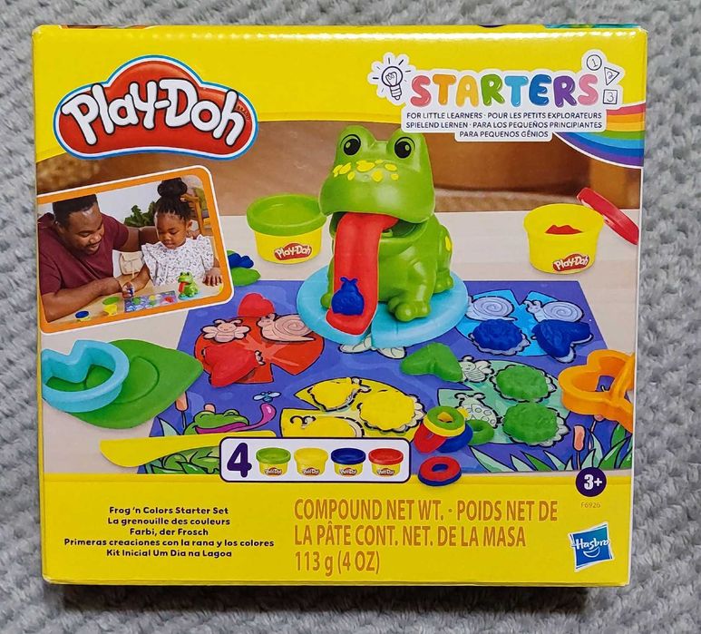 Hasbro Play Doh Żaba i nauka kolorów F6926