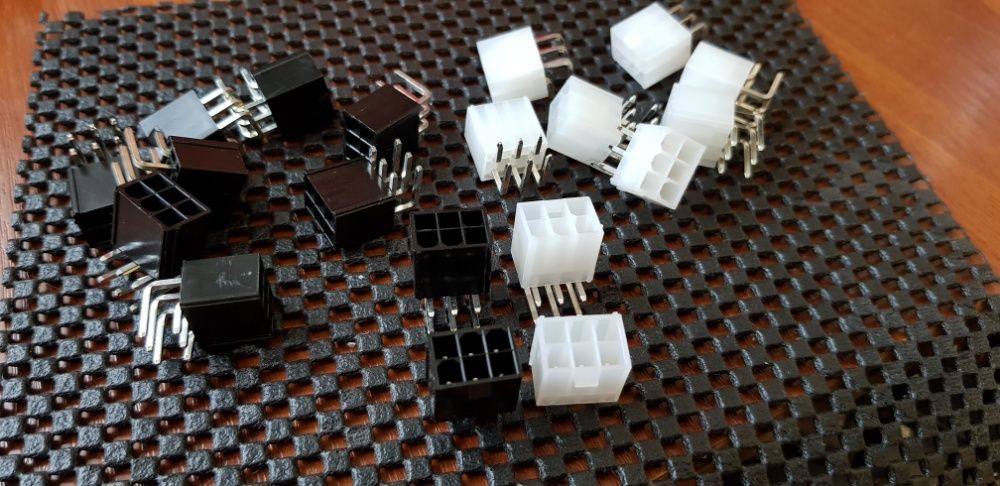 Разьем коннектор 6 pin и 8 pin PCI-E для видеокарт/асик ASIC контакты ...