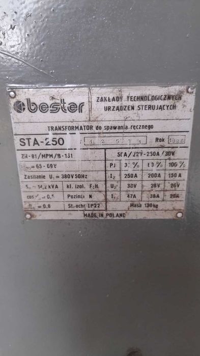 Spawarka Bester STA-250
