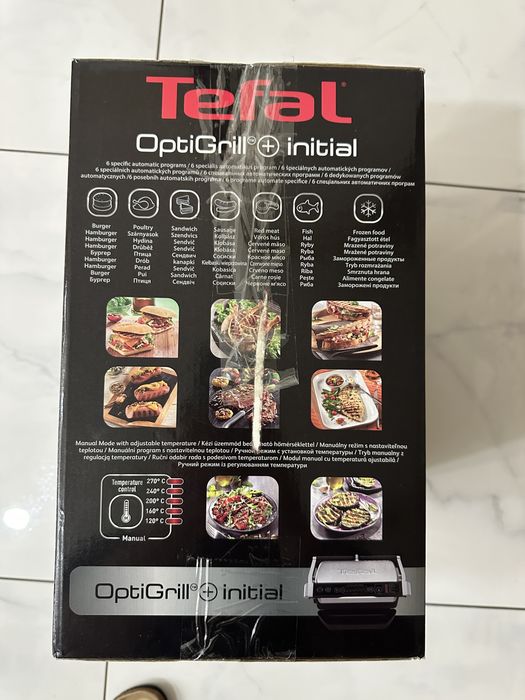 Гриль Tefal OPTIGRILL Initial GC706D34