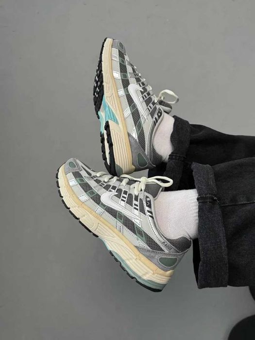 Кроссовки Жіночі Nike P6000 Grey Beige Green/Кросівки Жіночі Найк