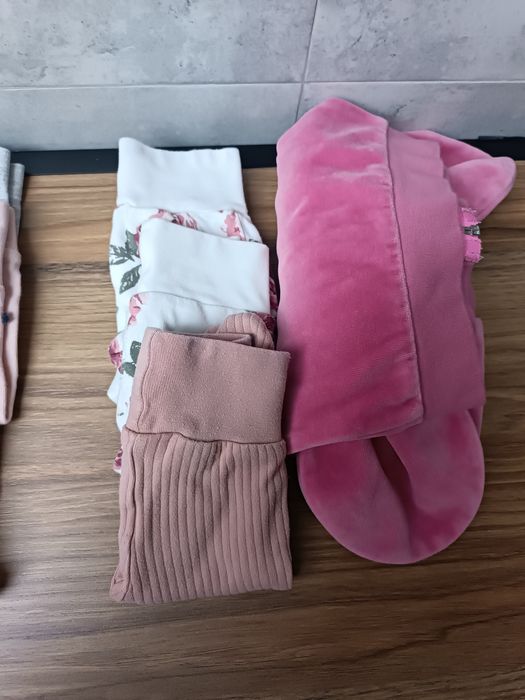 Wyprawka dla dziewczynki, ubranka rozmiar 56