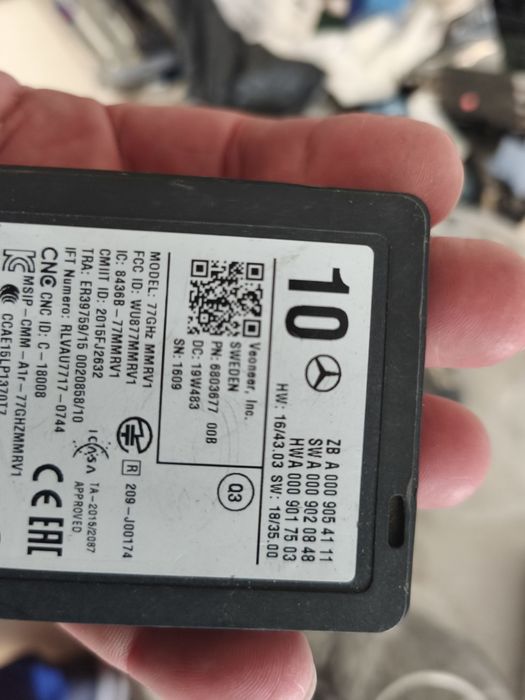Módulo radar Mercedes 10  A0009054111