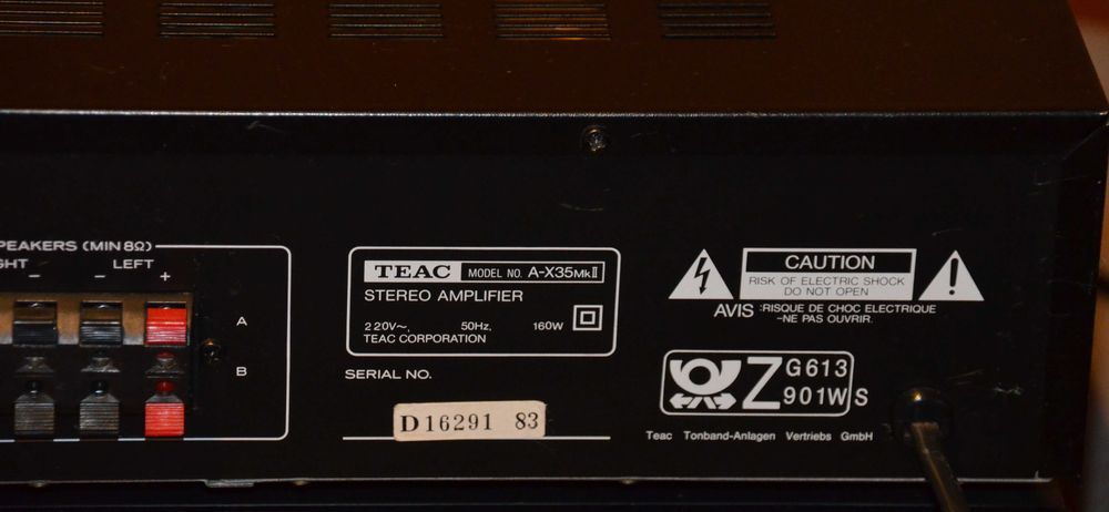 Teac A-X 35 MK II Wzmacniacz stereo England