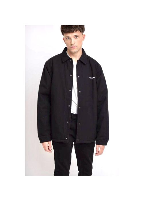 Jacket carhartt wip canvas coach jacket чоловіча куртка шерпа