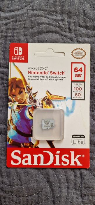 Karta pamięci SanDisk MicroSDXC 100MB 64GB Nintendo