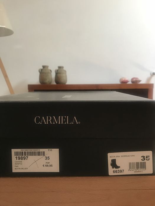 Botas verde kaki da Carmela n 35