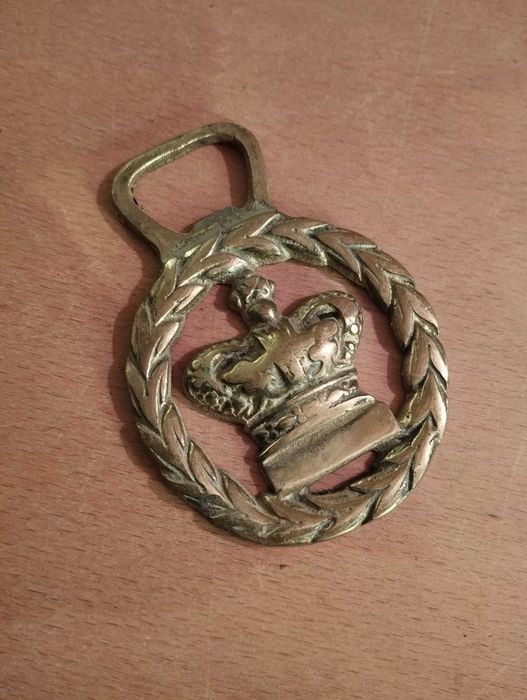 Fivela Latão Sela Cavalo - Corôa Rei Realeza