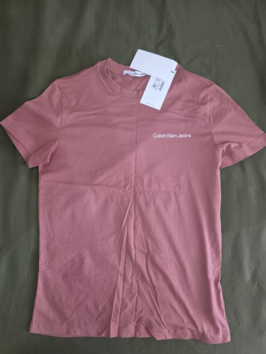 Чоловіча футболка Calvin Klein Jeans рожева M нова