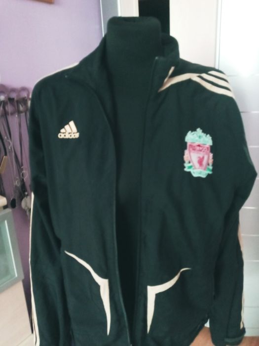 Kurtka czarna meska wiatrowka M Adidas Liiverpool