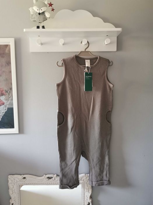 Rampersy HM 100% organic cotton, Z METKĄ NOWE. roz98 2-3lata