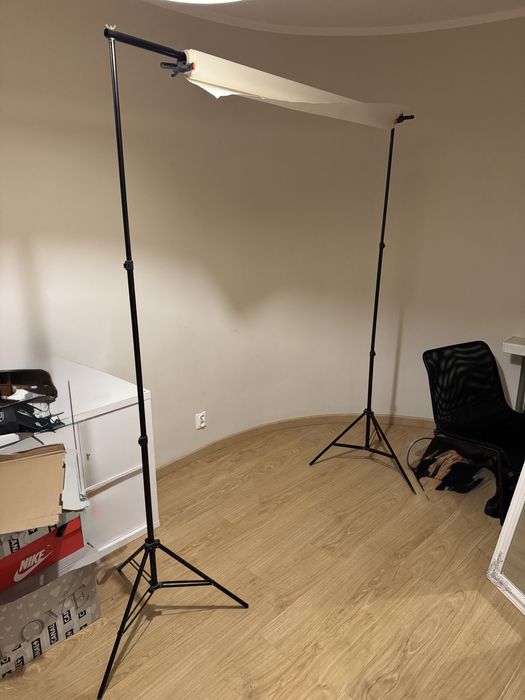 Statyw do tła, statyw forograficzny białe tło