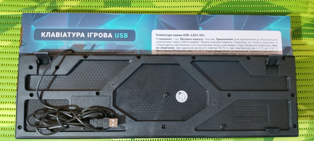 Клавиатура игровая USB Let's go