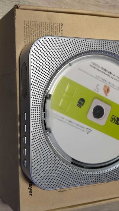 Nowe DVD Radio Przenośne Naścienne USB Bluetooth MP3 Pilot Na Prezent