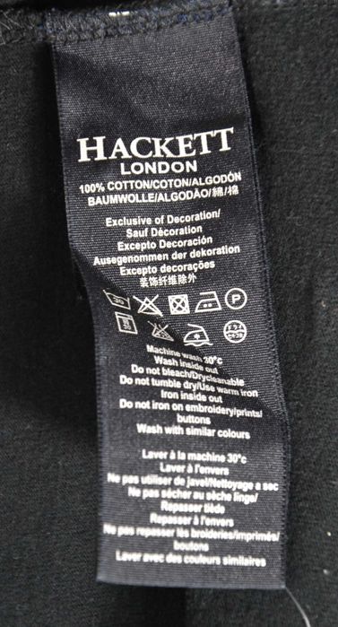 HACKETT Aston Martin Racing Koszulka Polo Męska L Longsleeve Oryginał