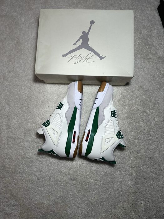 Кроссовки Nike SB x Air Jordan 4 Retro “Pine Green”