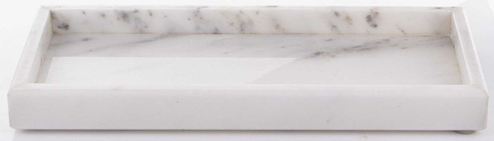 Taca dekoracyjna marmurowa 3x30x13 cm granit Patera ozdobna