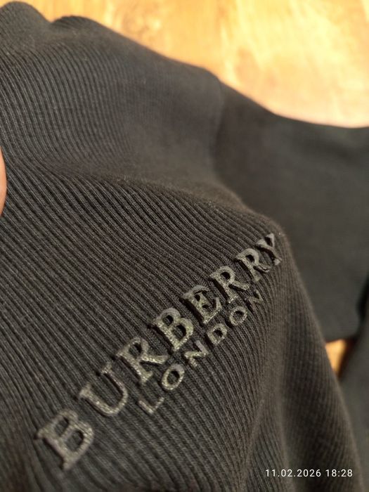 Piękne nowe bawełniane ślimowe bluzy męskie burberry