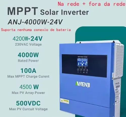 Inversor Solar Híbrido Anenji 4.2kW  24VDC