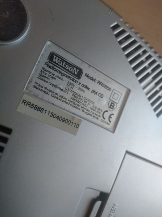 Radiomagnetofon Watson rr5888