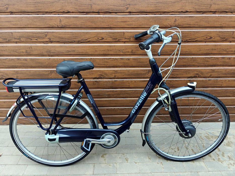 Rower elektryczny GAZELLE ORANGE PLUS. 2100km 11ah 36v 53cm. Polecam
