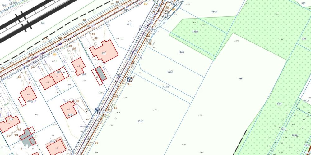 Działka usługowo-mieszkaniowa 1219 m² | Brwinów | PKP | - Widok 2