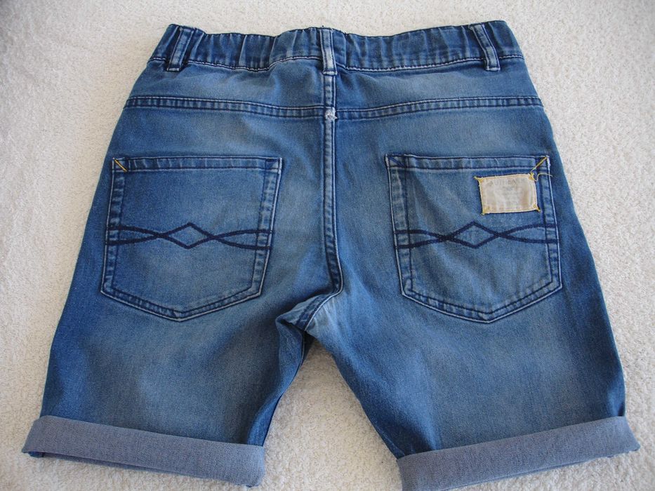 calções zara + camisa menino 8 anos