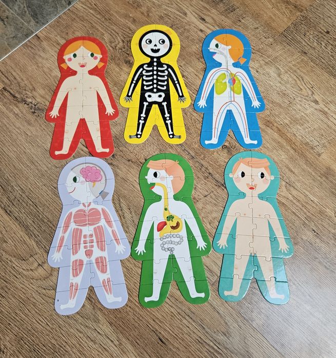 Puzzle CzuCzu 84 szt. CzuCzu Ale puzzle Moje ciało