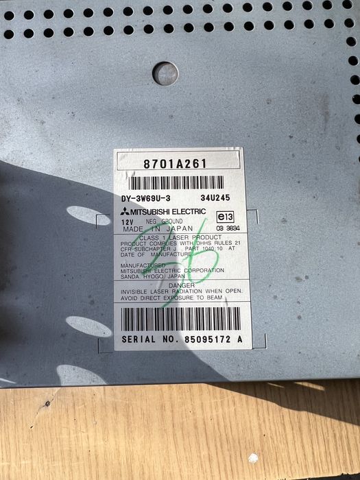 Штатна магнітола Lancer X