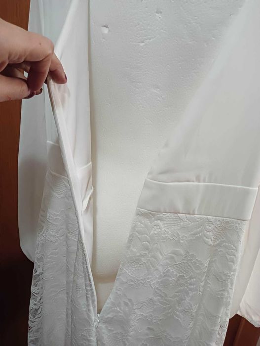 Piękna, błyszcząca suknia ślubna, 54/56.