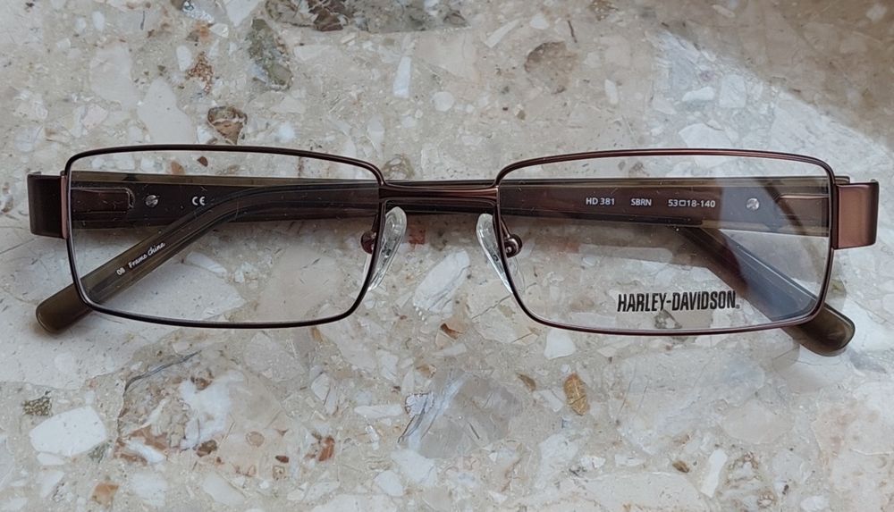 Мужские металлические очки большого размера HD 381 от Harley-Davidson!