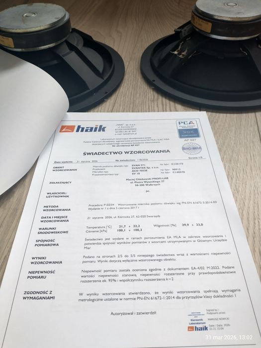 Głośniki niskotonowe vifa M25 wo48 Denmark