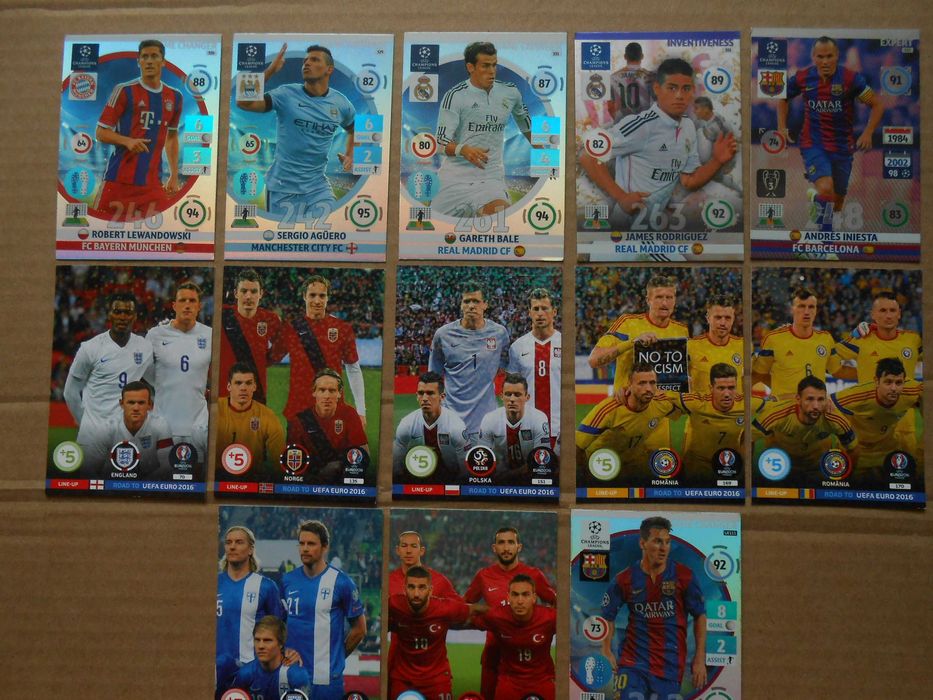 Karty Panini – Różne edycje