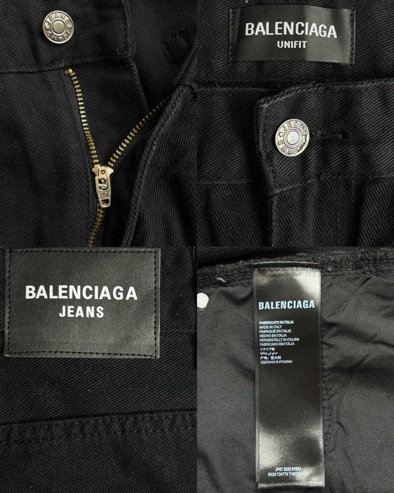 BALENCIAGA flared faded washed jeans клеш кльош джинси чорні сині