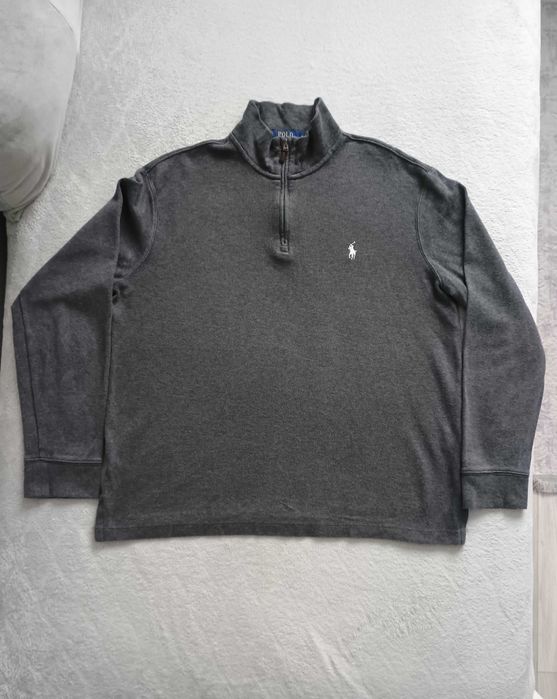 Polo Ralph Lauren 1/4 zip - rozmiar z metki M (bardziej jak L/XL)
