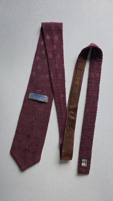 Krawat knit jedwabny KENZO
