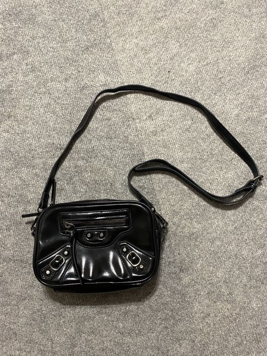 Чорна сумка через плече від A.Shop