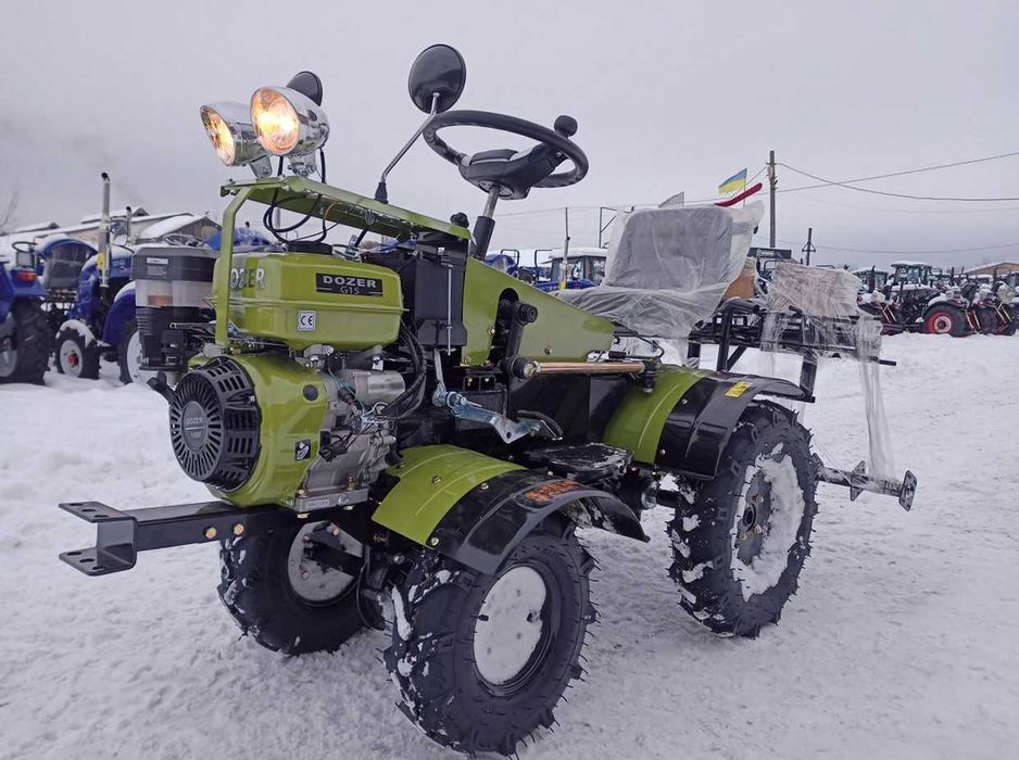 Мототрактор DOZER G-15 в наявності на складі