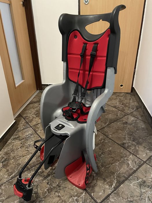 Fotelik rowerowy Bammax Sleepy do 22 kg – odchylany, na ramę, regulowany