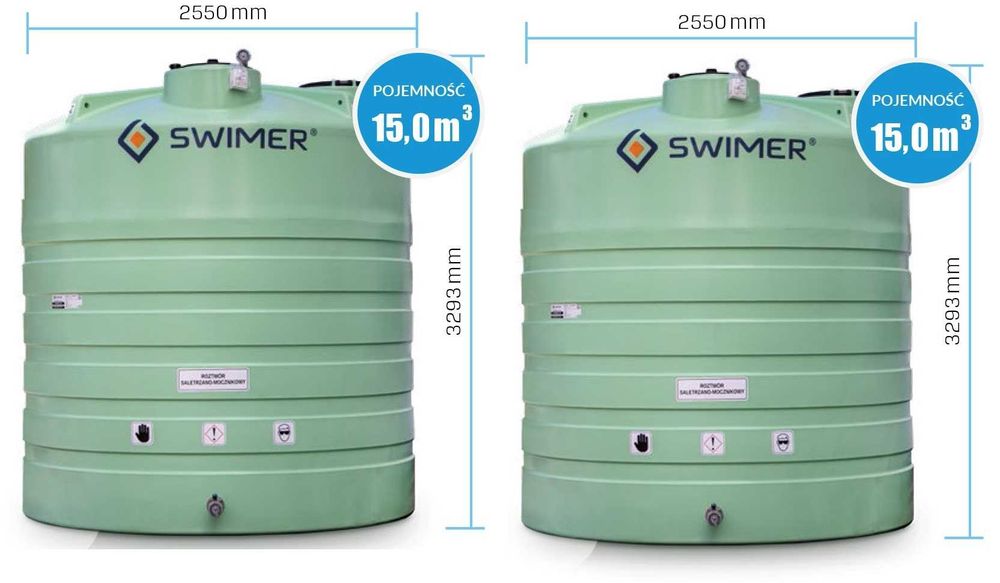 Zbiornik wolnostojący 30000 litrów RSM na nawozy, wodę, chemikalia