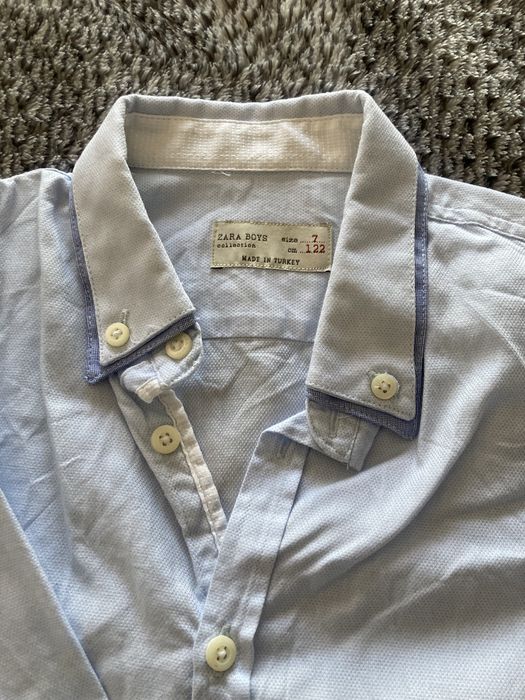 2 camisas Zara (uma gola dupla outra sem gola)