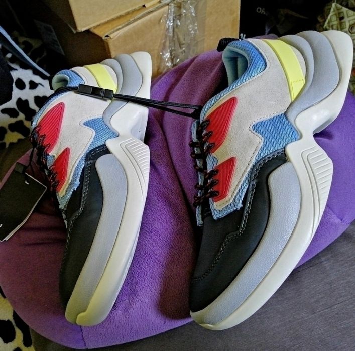 NOWE Z METKĄ buty Sneakersy ZARA półbuty Na Platformie /podwyższeniu