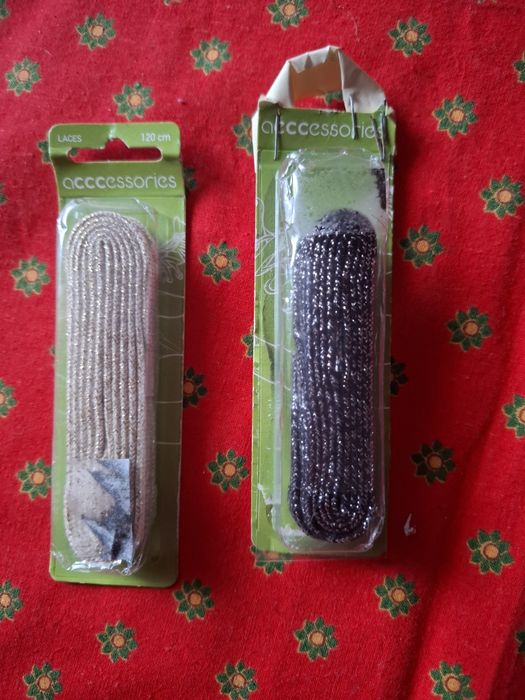 Sznurowadła ozdobne 2 komplety