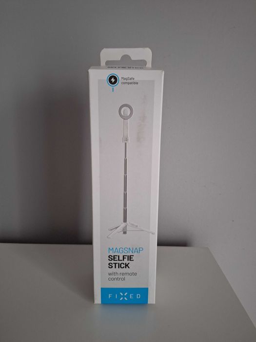 Selfie stick ze statywem / uchwyt selfie FIXED FIXSN-M-WH / biały