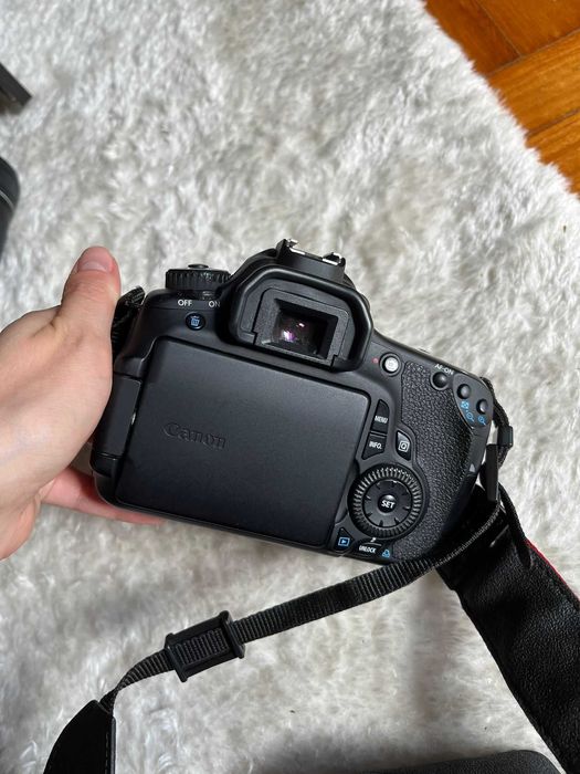 Câmera Canon 60D + lente 18-135mm 3.5-5.6 + lente 28mm 1.8